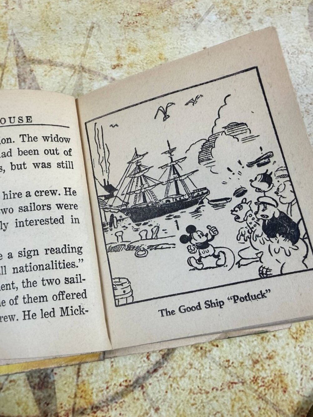 Walt Disney's Mickey Mouse Sails for Treasure Island - Big Little Book #750 1933 - Picture 11 of 14